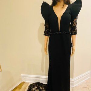 Red Carpet Black Dress